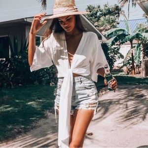 XIX PALMS - HAWAIIAN KIMONO SHIRT